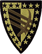 38th Sustainment Brigade OCP Scorpion Shoulder Patch With Velcro